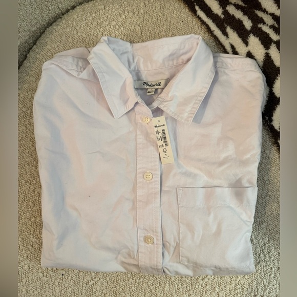 NWT Madewell white dress shirt 100% cotton - Picture 2 of 10